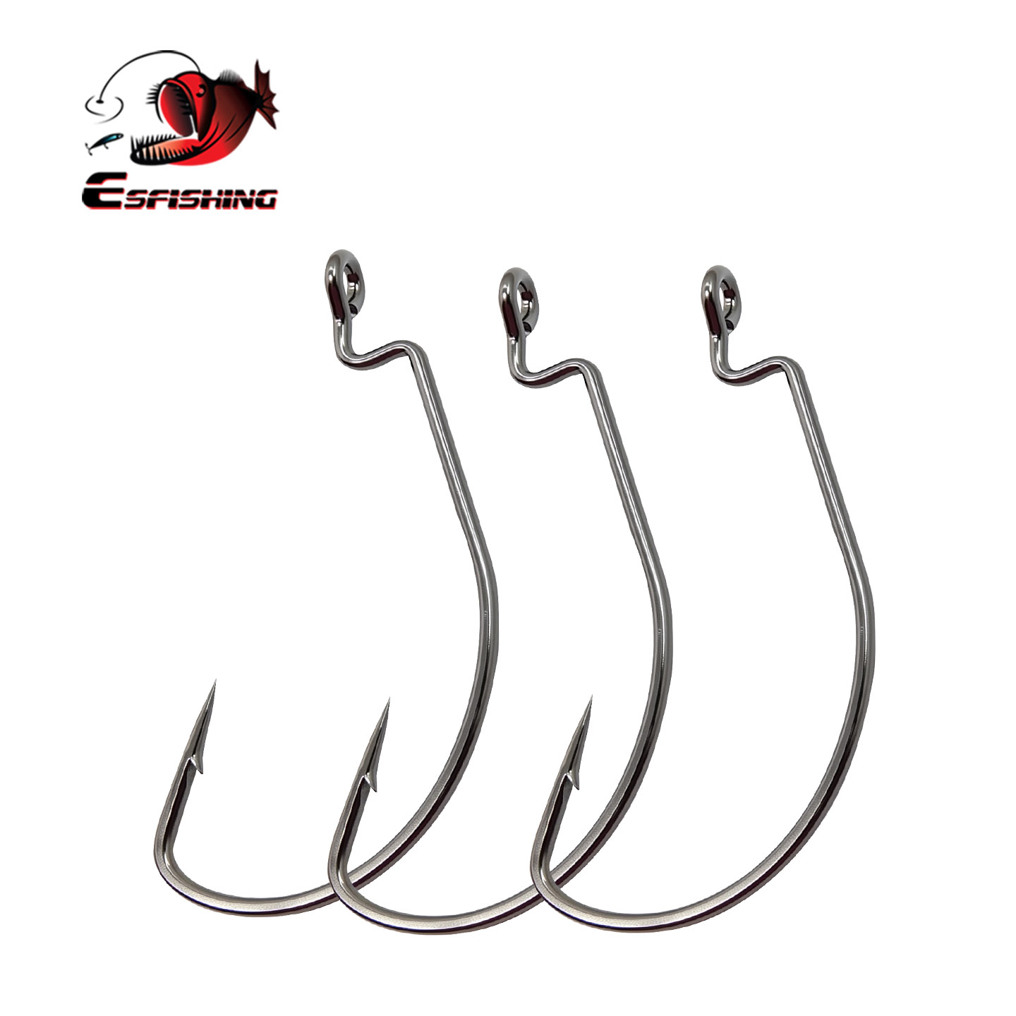 Fishing Hook Size - Anzóis de Pesca ESFISHING Offset em