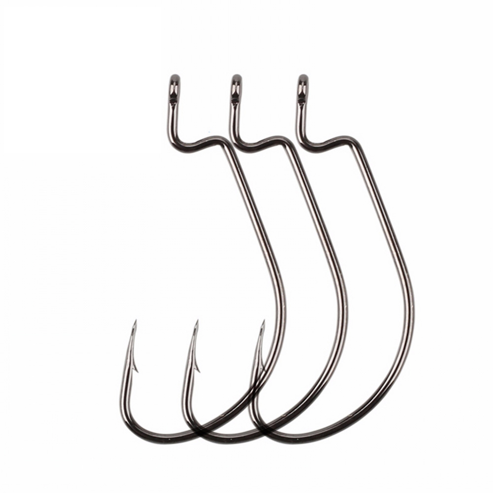 Fishing Hook Offset - 20 pçs/lote ampla lacuna ganchos de