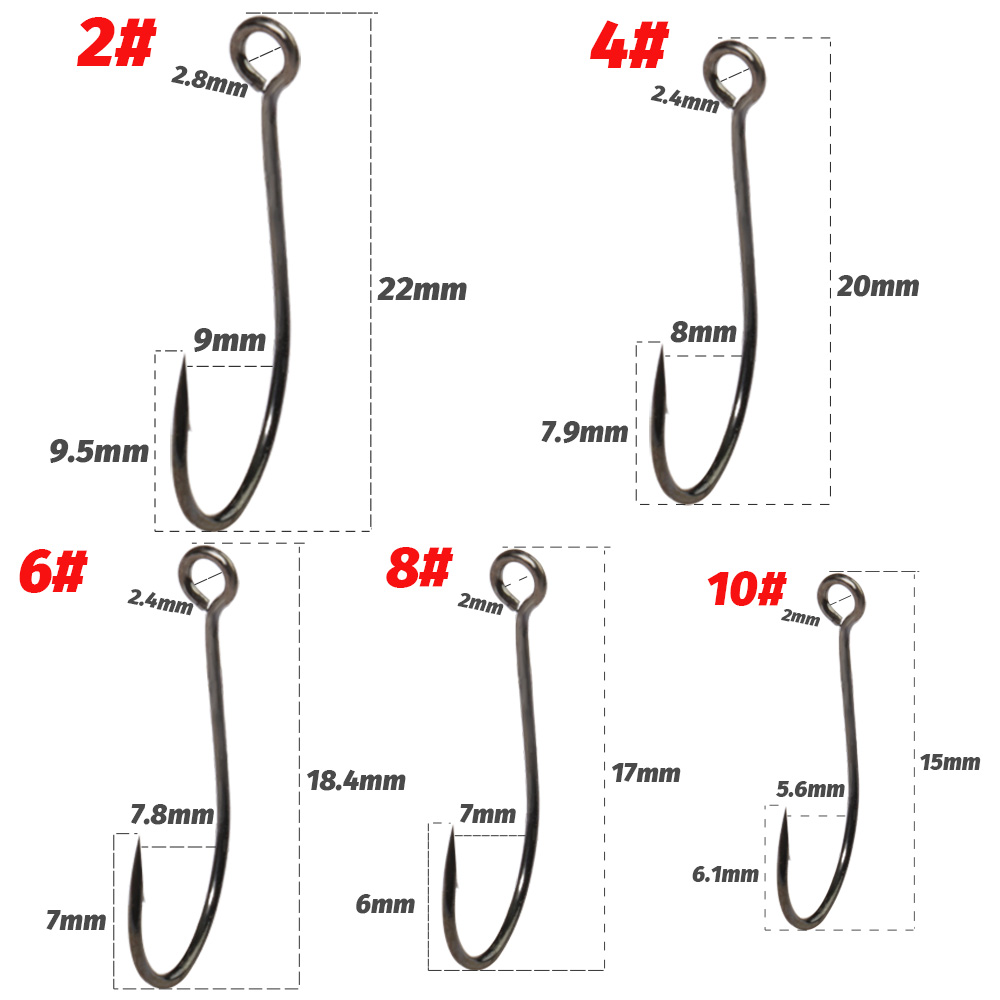 20 peças ganchos únicos de ane - Fishing Hook Circle avaliação e preço
