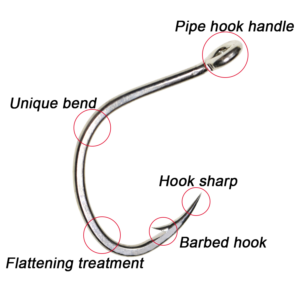 Icerio 10 pçs revestimento de  - Fishing Hook Offset avaliação e preço