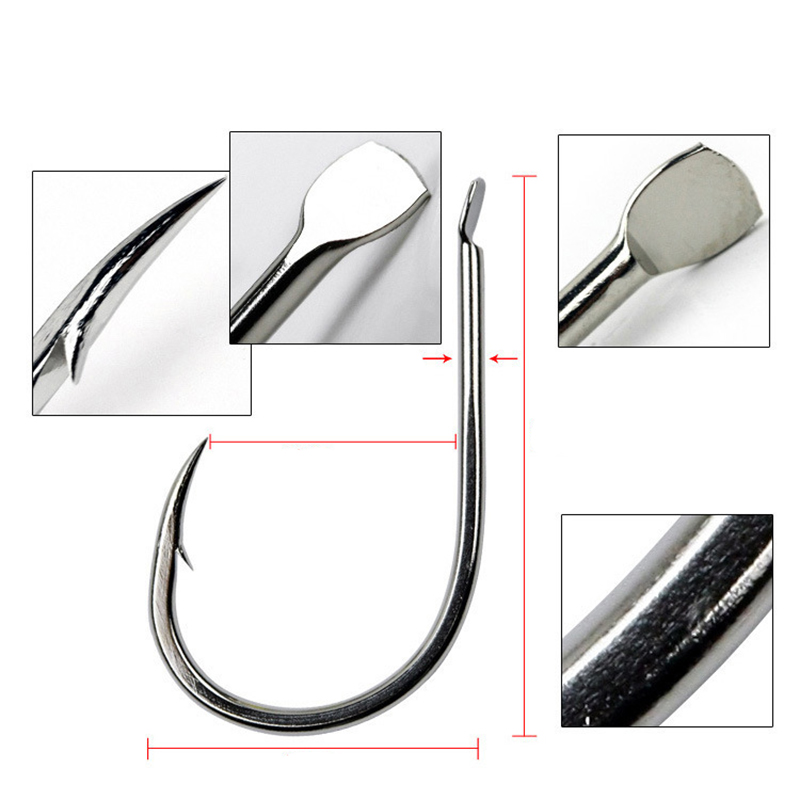 Alta Aço Carbono Farpado Ganch - Fishing Hook Circle avaliação e preço