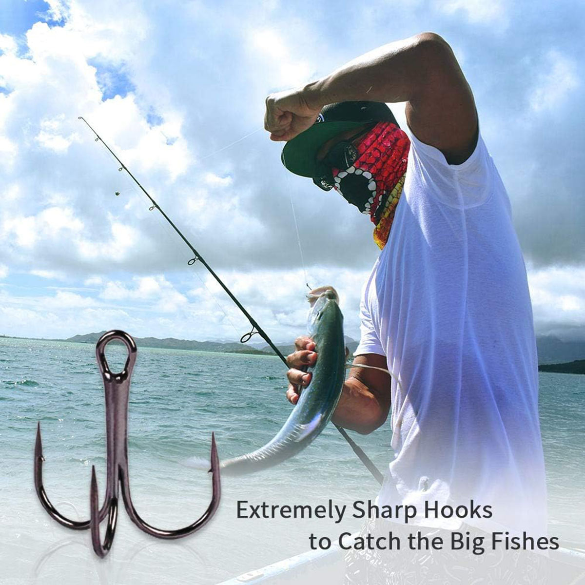 Kit de Anzóis Triplos para Pes - Fishing Hook Circle avaliação e preço