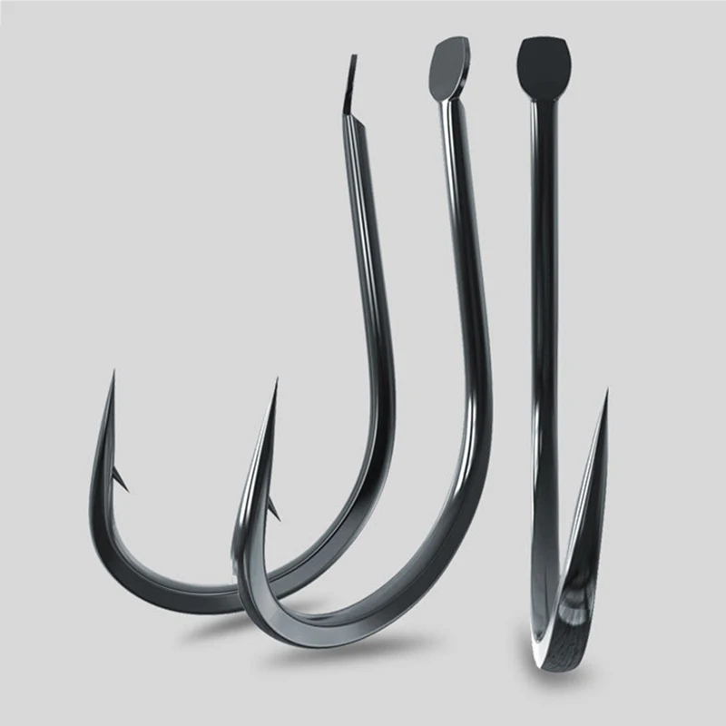 50 peças ganchos de pesca pequ - Fishing Hook Circle avaliação e preço