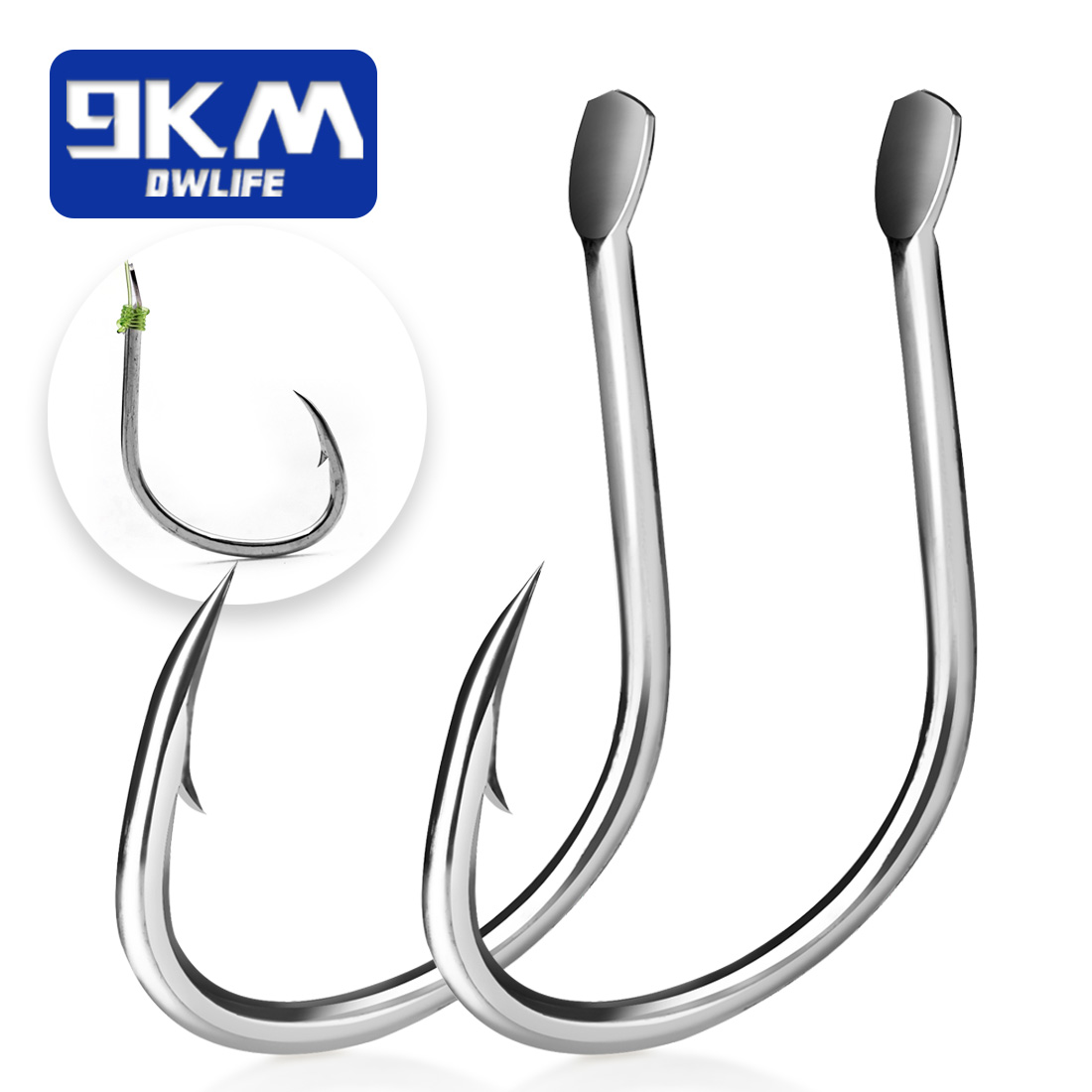 Ganchos de isca viva de 9km, g - Fishing Hook Circle avaliação e preço