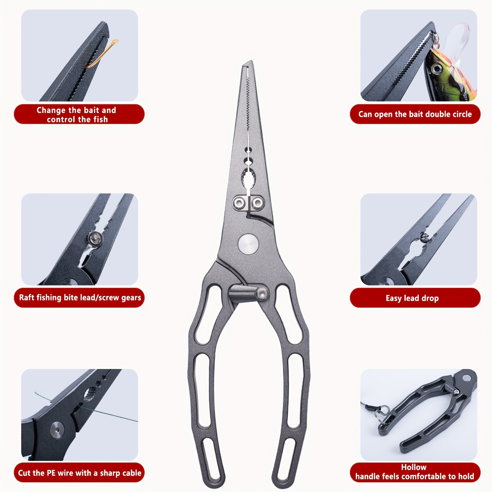 Kit Combinado de Alicate de Pe - Fishing Hook Sharpener avaliação e preço